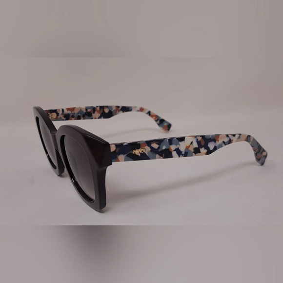 Fendi Womens Sunglasses Chromia Mauve Gradient Cat Eye FF0204/S 5ND/J8 48-23-140 - Picture 12 of 16